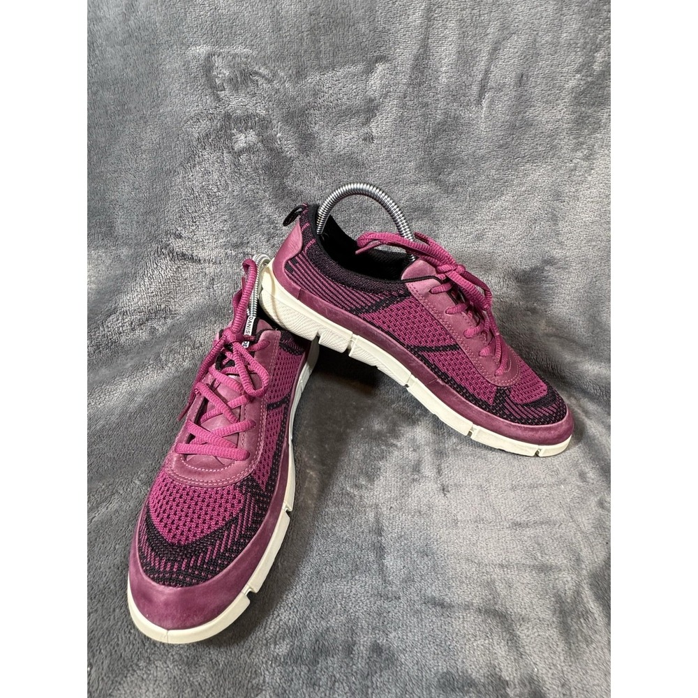 ECCO‎ Shoes Womens Size 9 Pink Mesh Lace Up Walking Athletic Sneakers Low Top